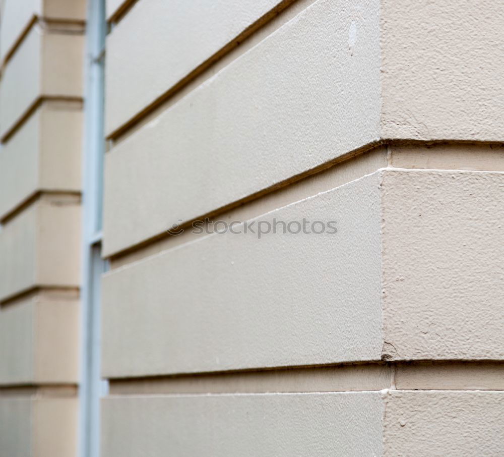 Image, Stock Photo Garage, wall, pipe and bush