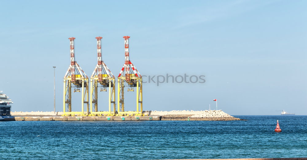 Similar – Image, Stock Photo . Navigation Harbour Blue