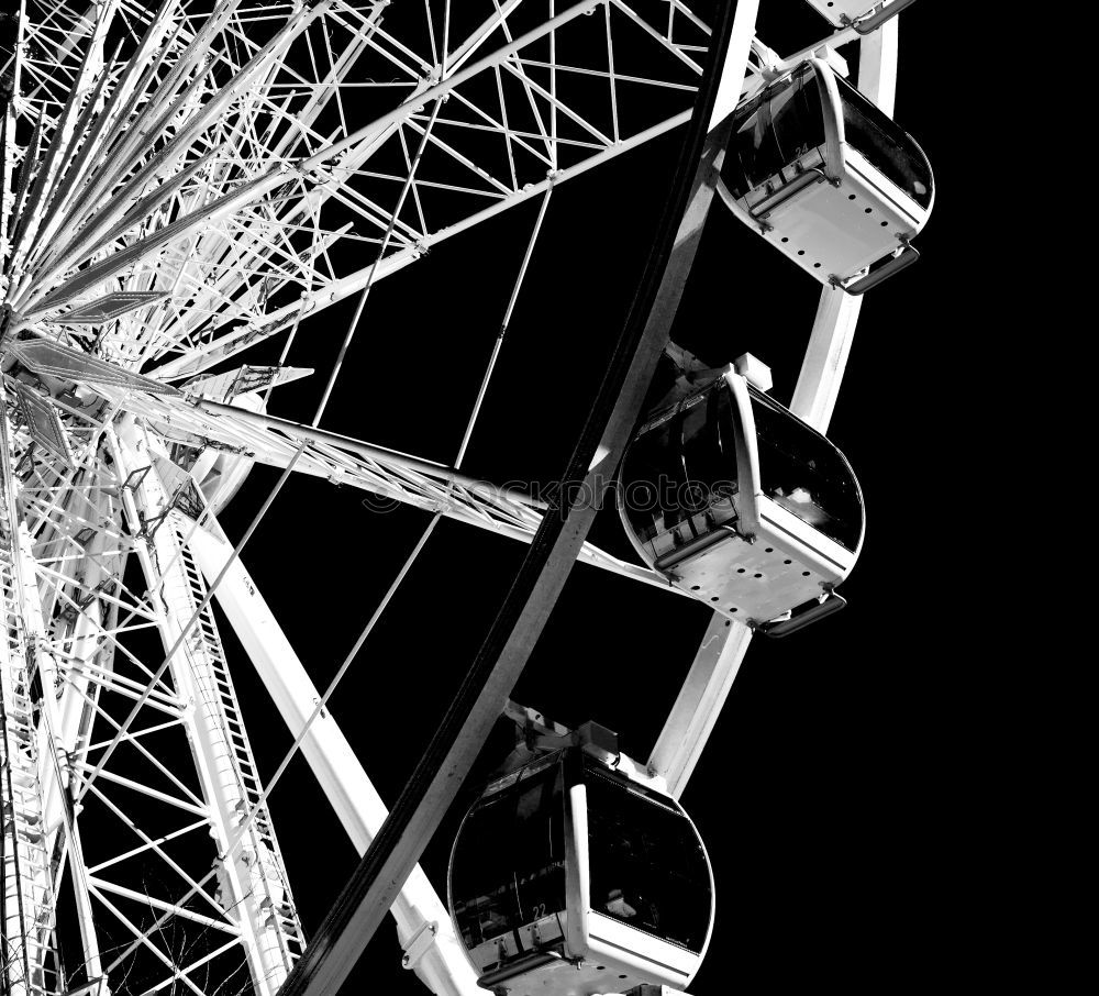 Similar – Foto Bild Riesenrad by Night Nacht