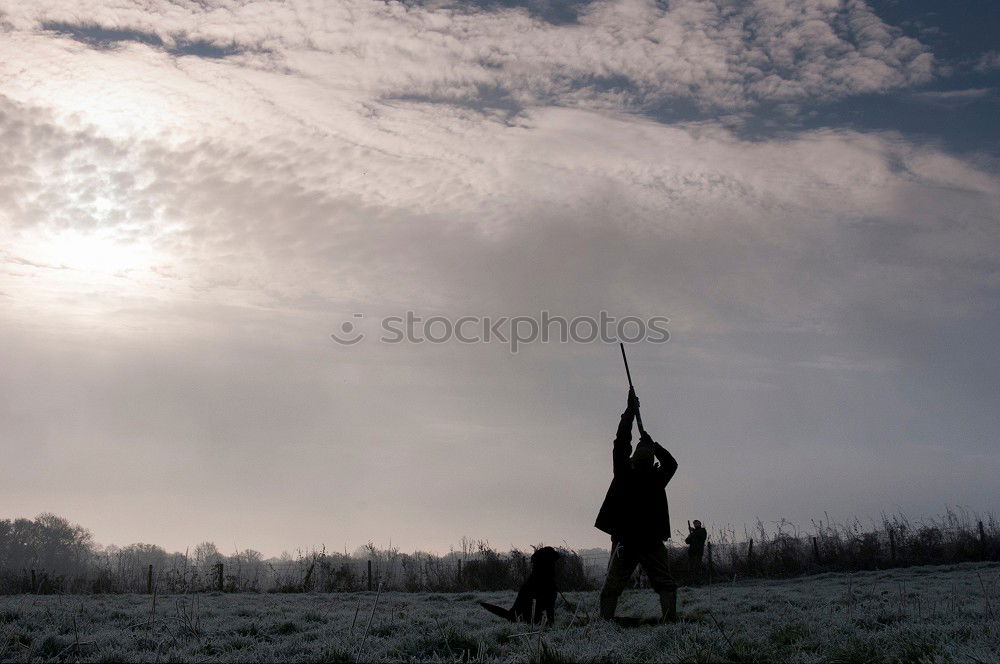 Similar – Image, Stock Photo walk on ice Freedom Snow