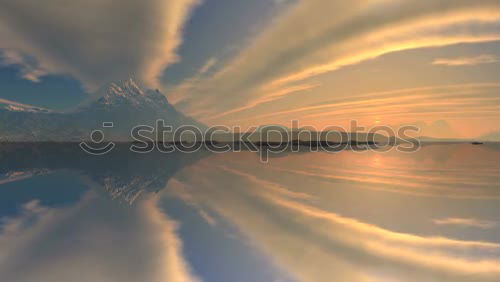 Similar – Image, Stock Photo Inn river bank Sunset Bird