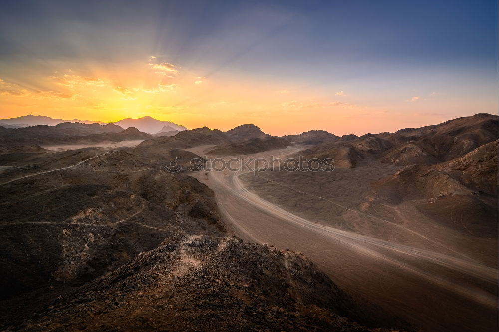 Image, Stock Photo Car on rocky plateau in sunlight