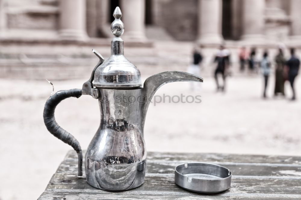 Similar – in the site of petra jordan the traditional coffe