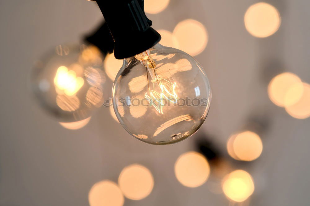 Similar – Image, Stock Photo Golden Hanging Christmas Ball