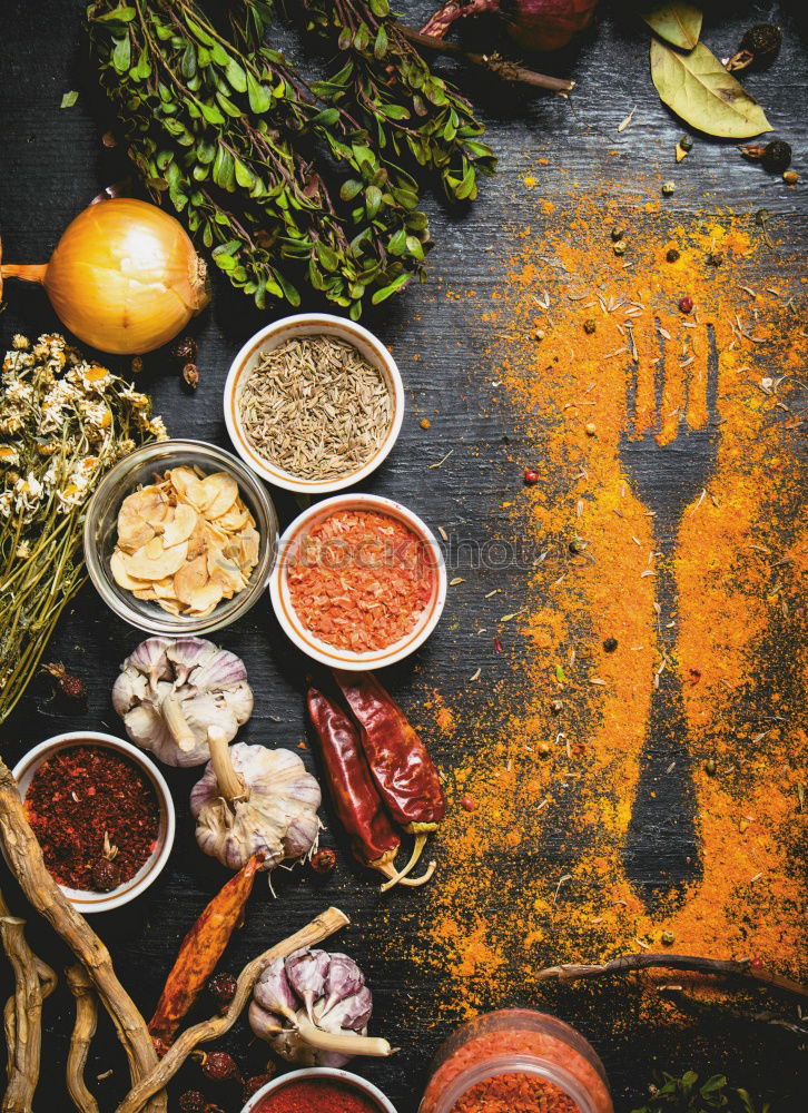 Similar – Image, Stock Photo Turmeric Turmeric milk drink