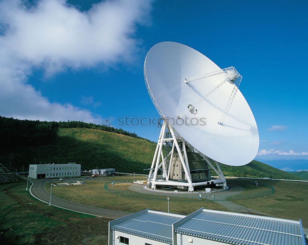 Similar – Image, Stock Photo Sat bowls Clouds Media