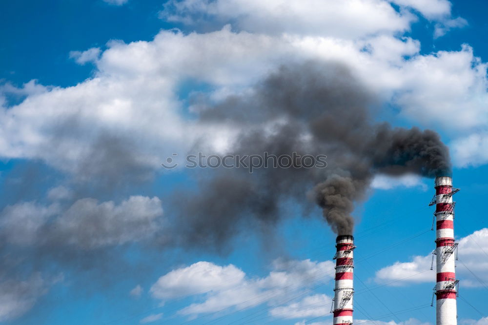 Similar – Image, Stock Photo Smoke / global warming