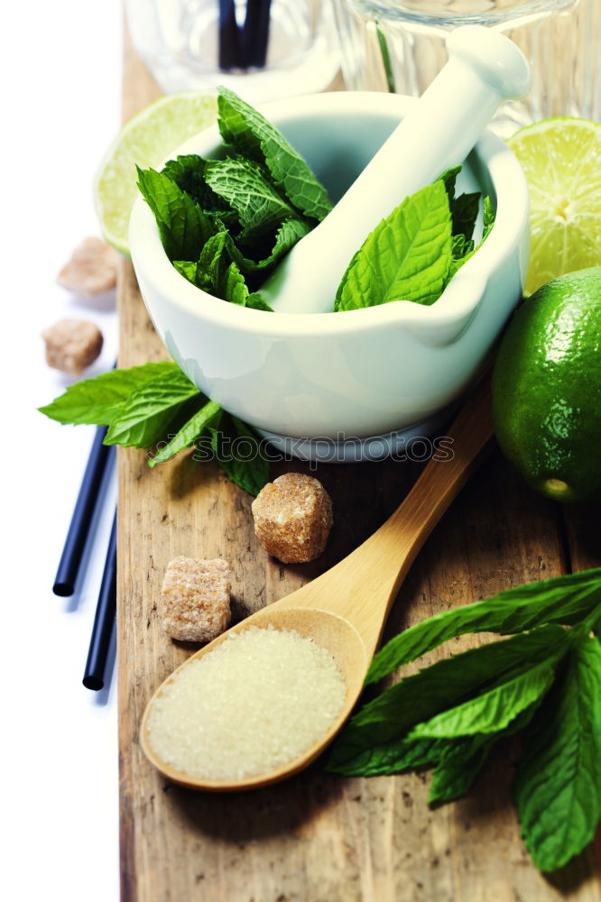 Similar – Image, Stock Photo Preparing fresh spinach for cooking