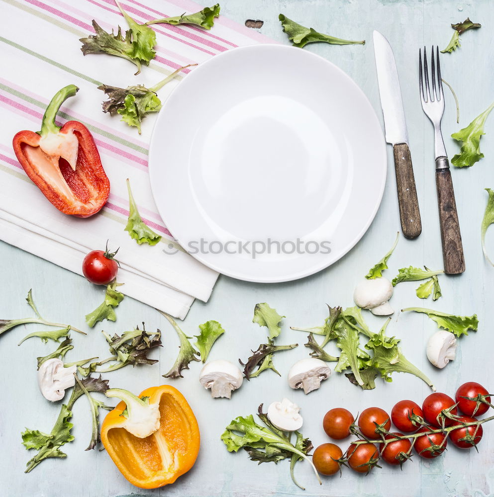 Similar – Image, Stock Photo Modern kitchen with tablet