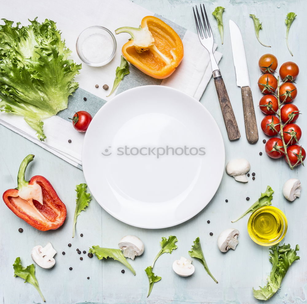 Similar – Image, Stock Photo Traditional Asian Vegetables Ingredients for Cooking