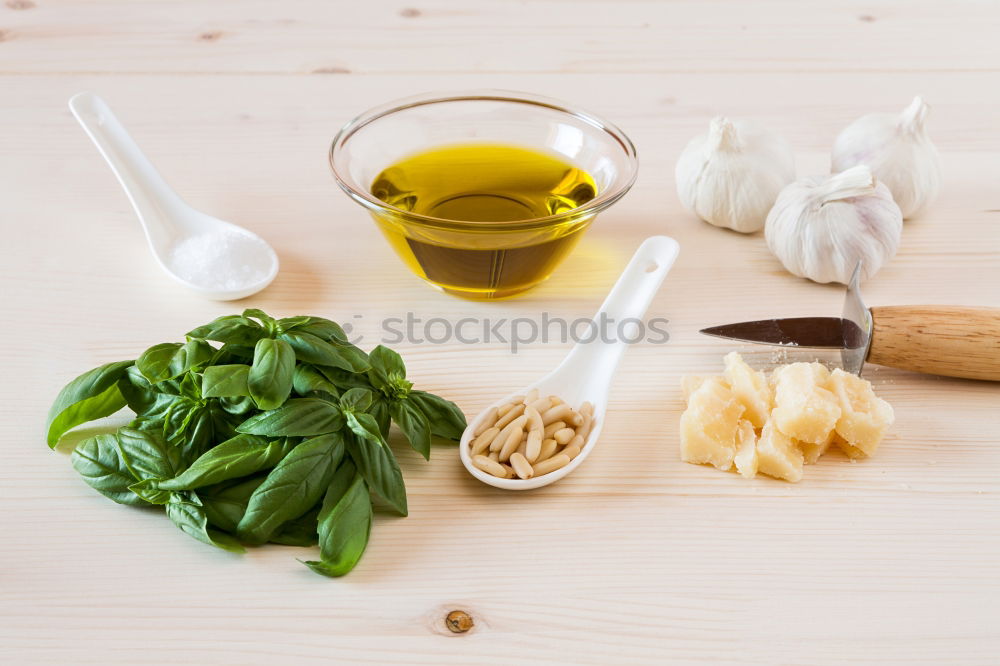 Similar – Image, Stock Photo Preparing fresh spinach for cooking