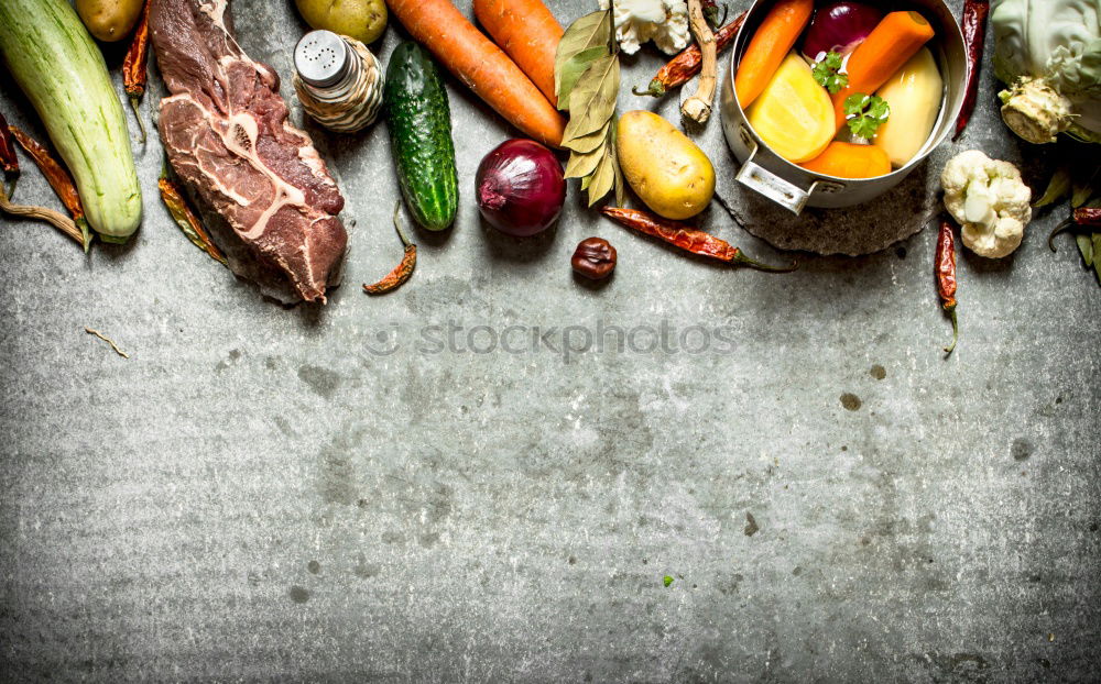 Similar – Image, Stock Photo Potatoes from the region on market stall