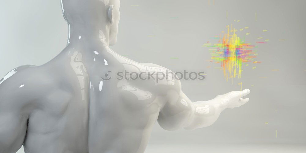 Similar – Image, Stock Photo thinking Masculine Man