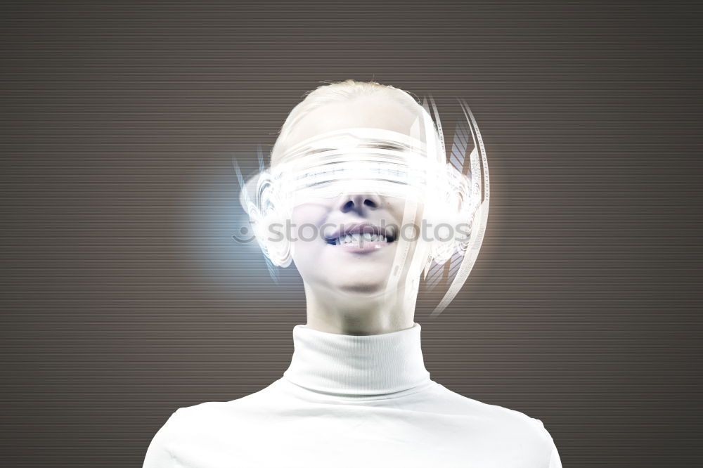 Image, Stock Photo Man strokes beard