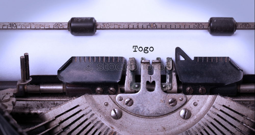 Similar – text work Typewriter