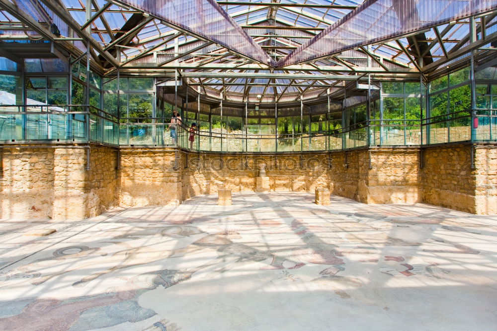 Similar – a basketball court on a backyard in Berlin