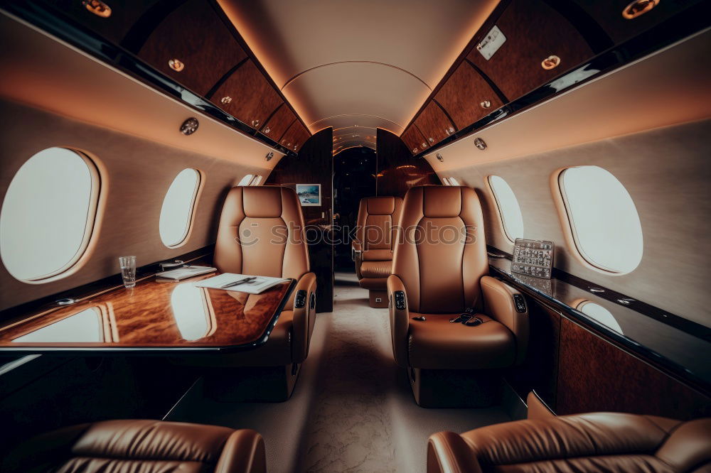 Similar – Interior of a private luxury jet