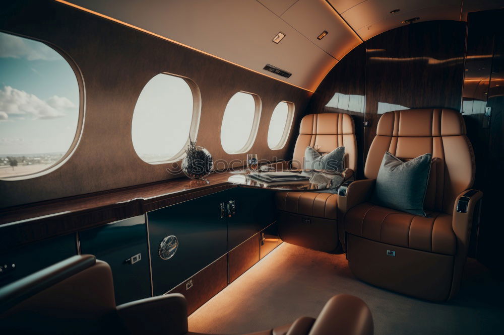 Similar – Interior of a private luxury jet