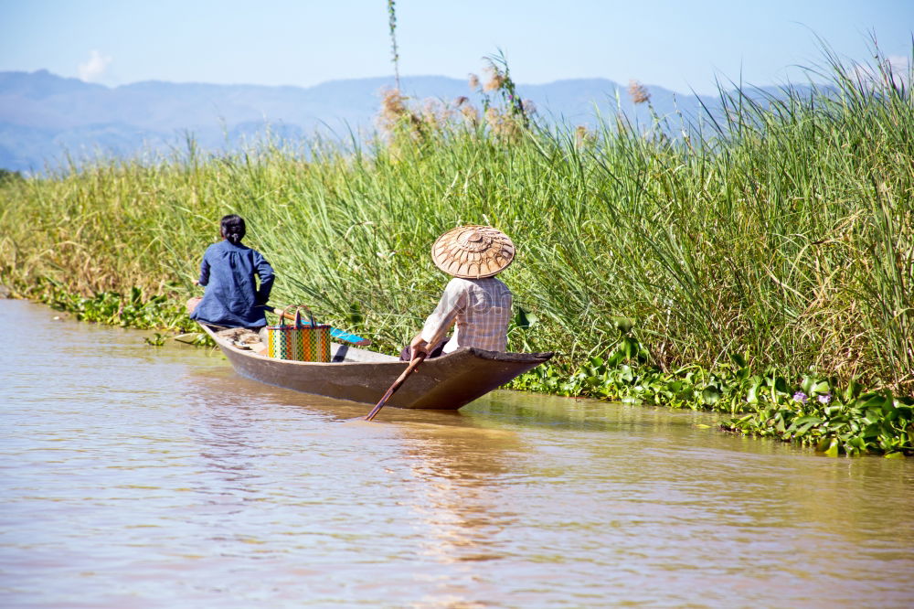 Image, Stock Photo Fishermen on the Nile