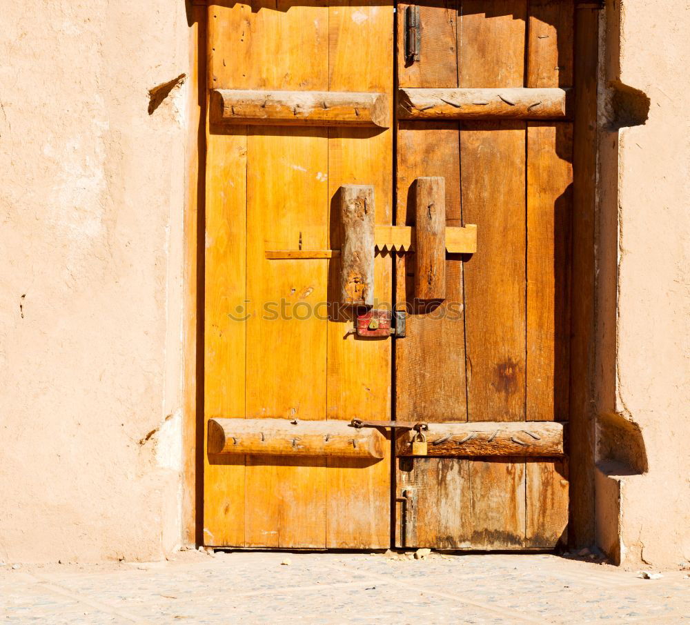 Similar – Image, Stock Photo Ancient door knocker on a wooden door