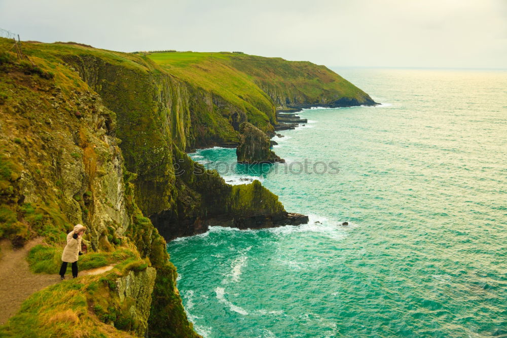 Similar – Image, Stock Photo Lonely sandy beach in Azores