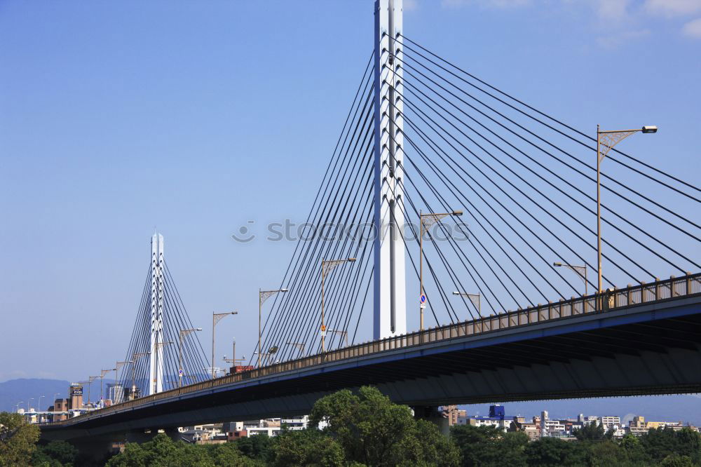 Similar – Image, Stock Photo Suspension bridge in Jiangyin