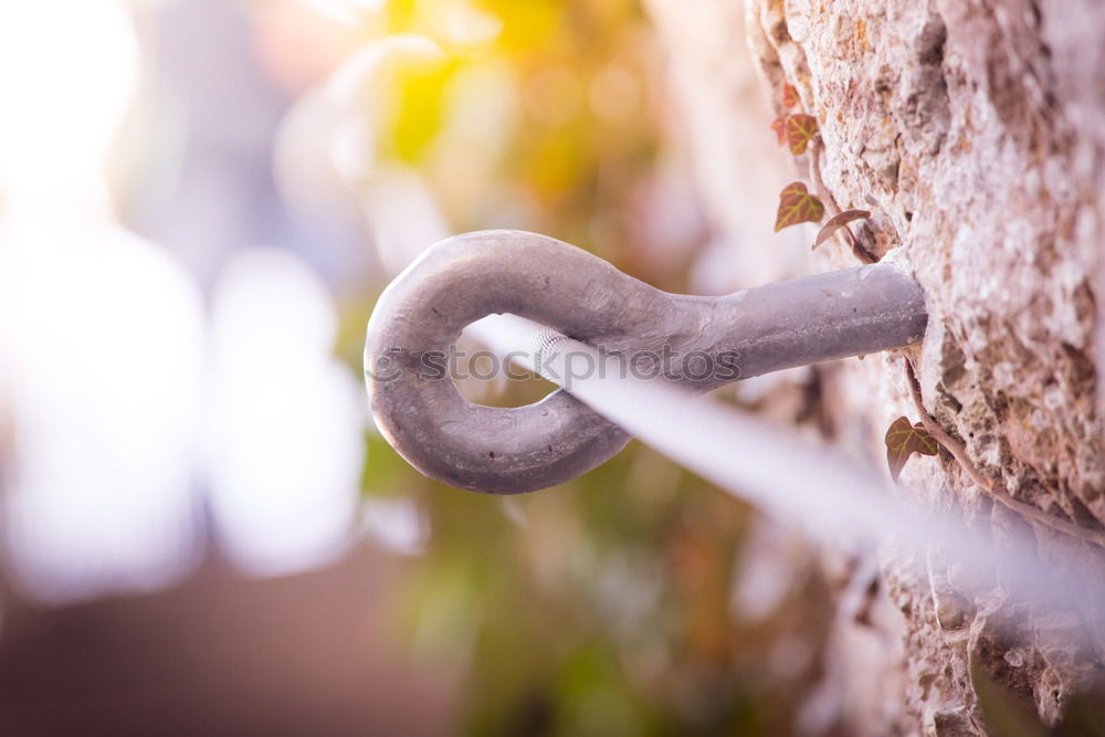 Similar – Climbing park Karabiner