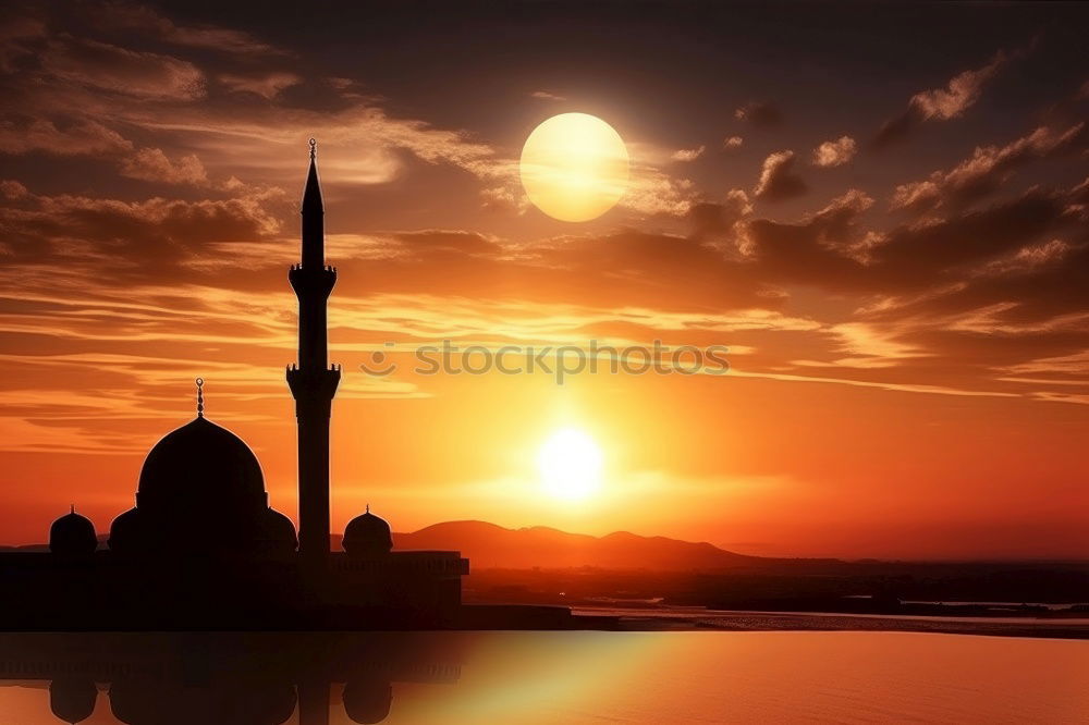 Similar – Image, Stock Photo yenidze in dresden in the evening light
