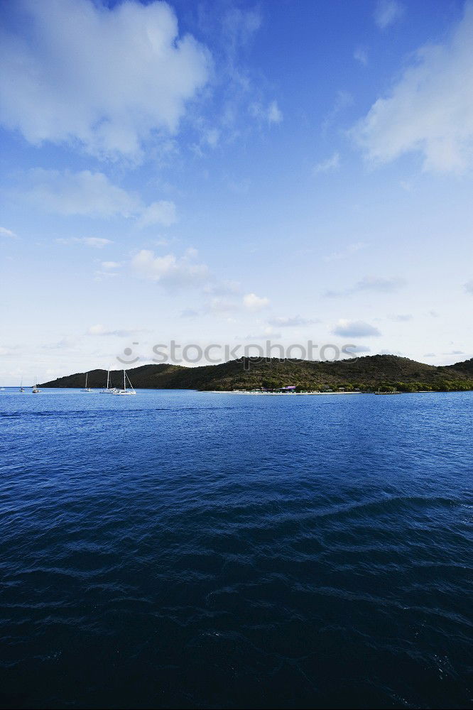 Similar – Image, Stock Photo from boat and the pacific ocean mountain background