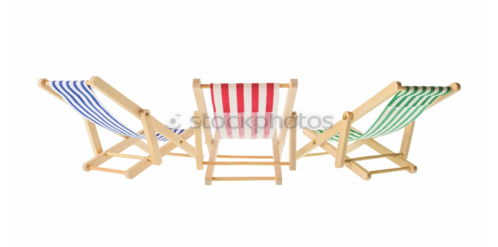 Similar – empty chairs Deckchair