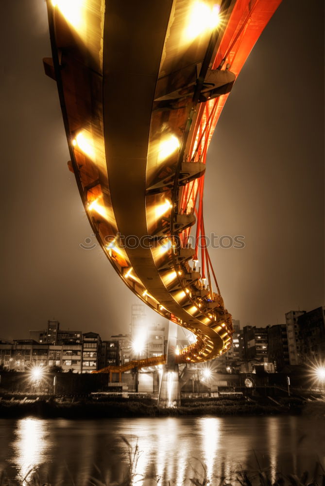 Image, Stock Photo harbour lights Workplace