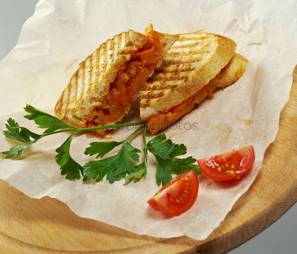 Similar – Image, Stock Photo Crispbread with radishes and cream cheese