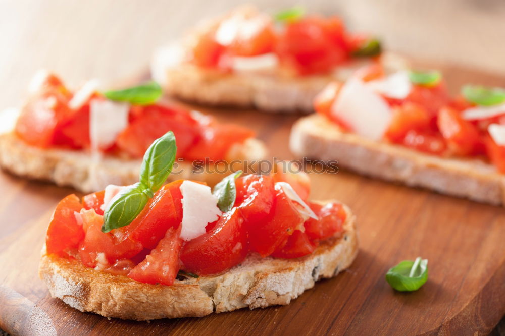 Similar – Image, Stock Photo Crispbread with cottage cheese radishes and herbs