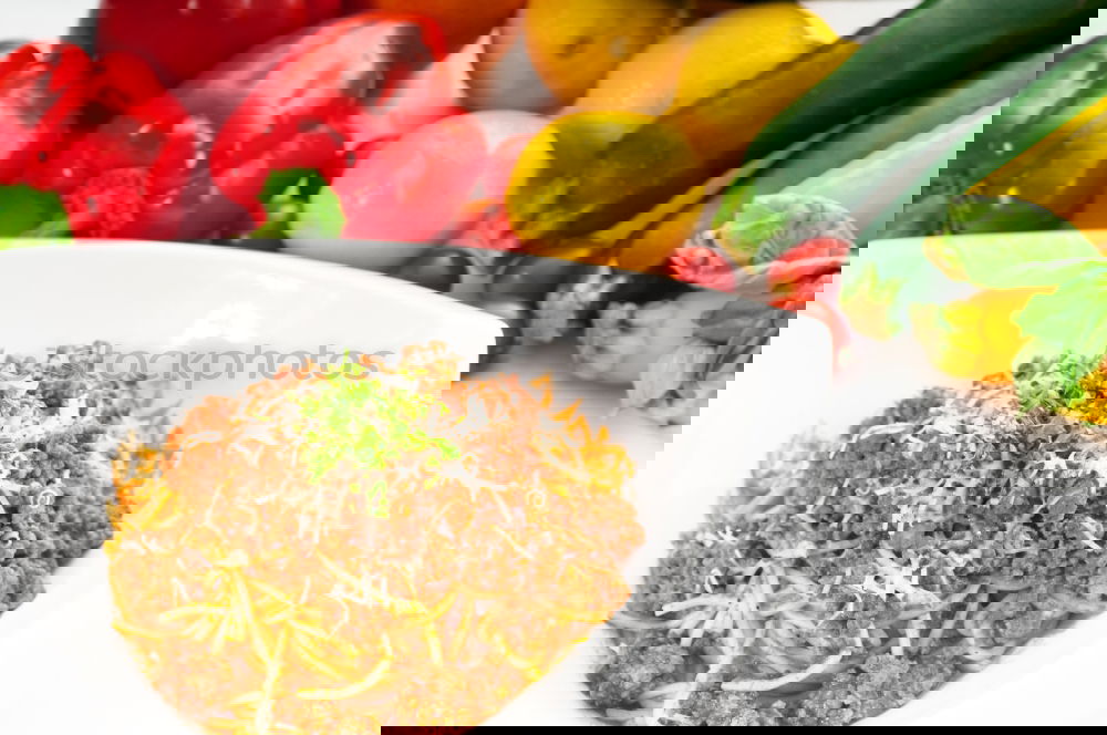 Similar – Image, Stock Photo Colourful chillies and spices on a white wooden table