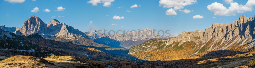 Similar – Image, Stock Photo Clouds and shadows in the Dolomites