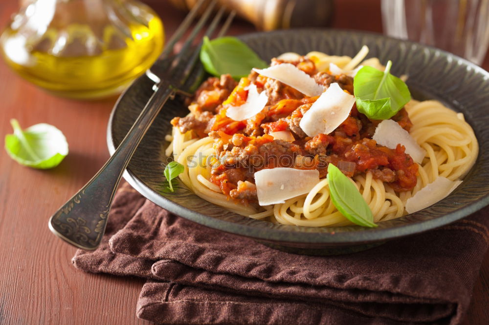 Similar – Spaghetti Bolognese Meat