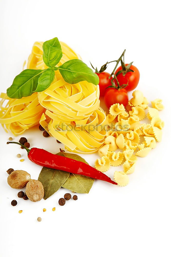 Similar – Pasta with tomatoes, basil and olive oil