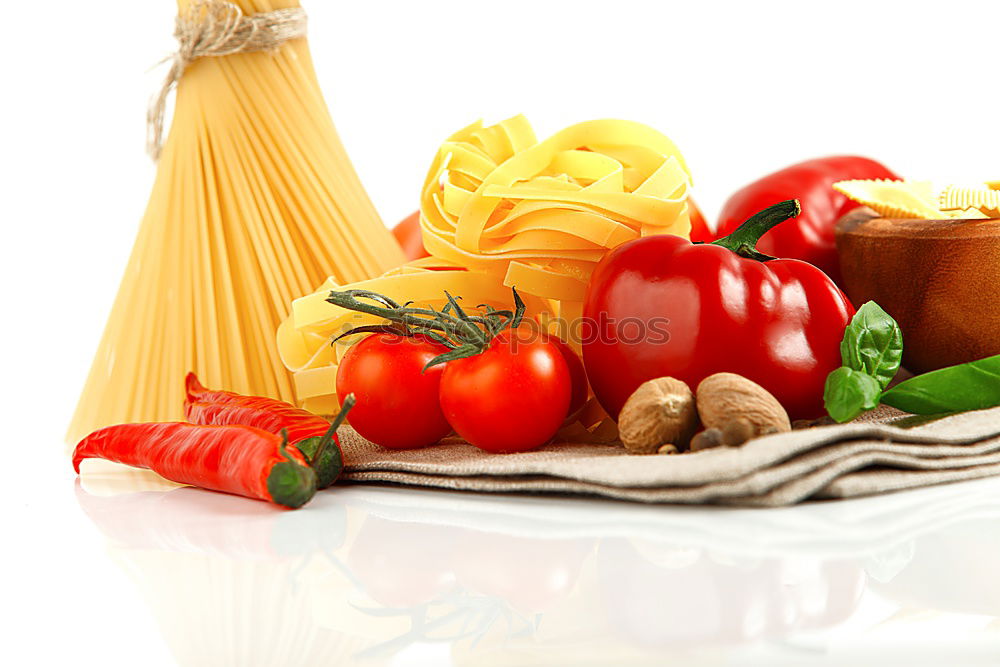 Similar – Pasta with tomatoes, basil and olive oil