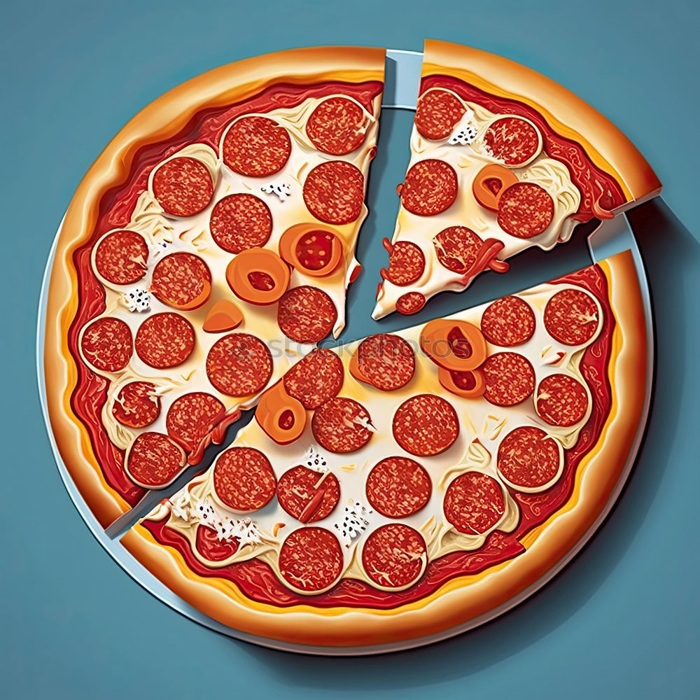 Similar – Pizza in the shape of the Italian peninsula