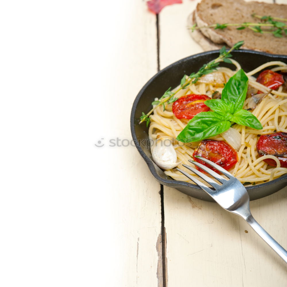 Similar – Image, Stock Photo Lunch with Spaghetti Food