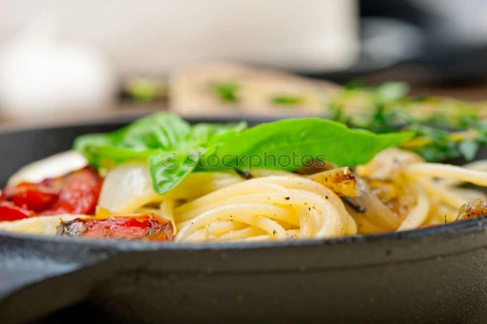 Similar – Image, Stock Photo Tortellini pasta with creamy sauce