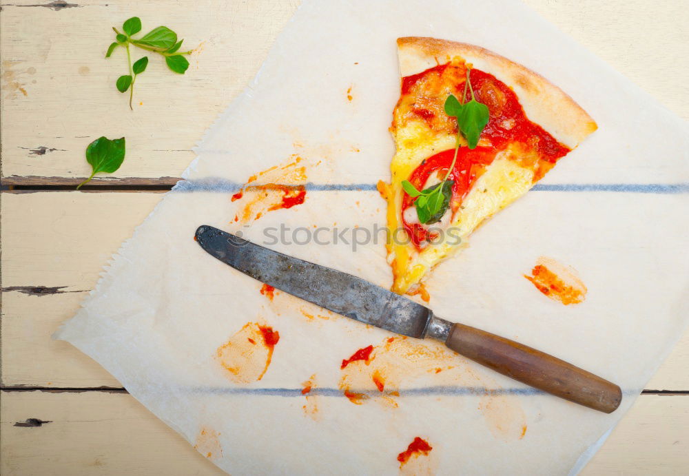 Similar – Image, Stock Photo Pizza Meat Cheese Eating