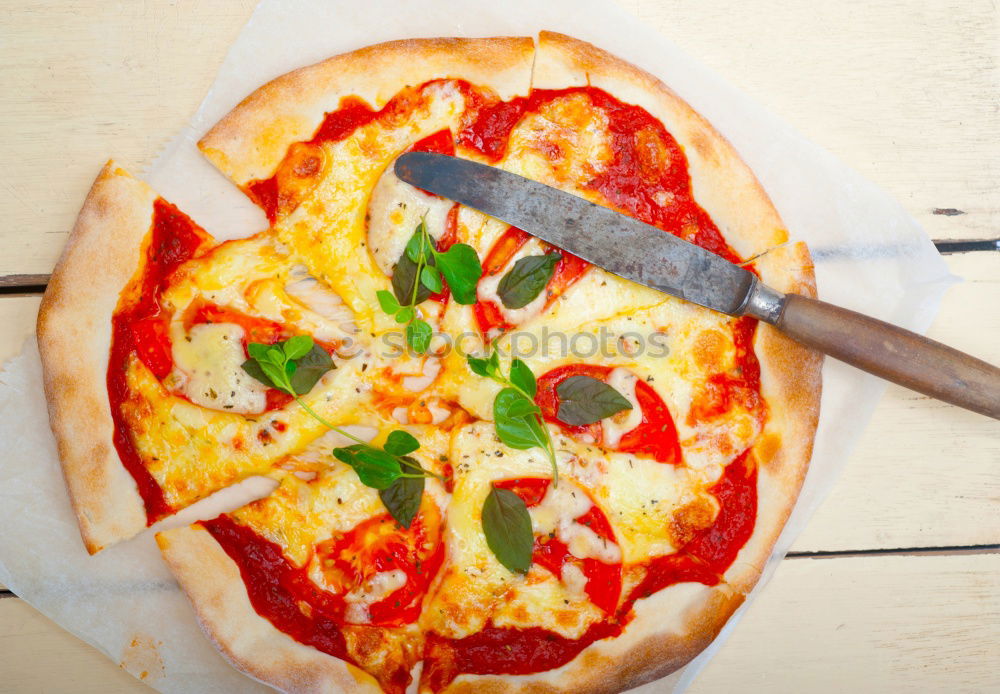 Similar – Fresh homemade pizza on wooden table