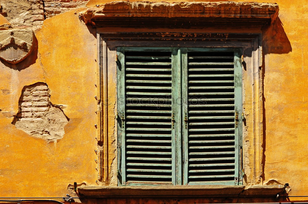 Image, Stock Photo Typical Italian building, Rome, Italy: Texture background