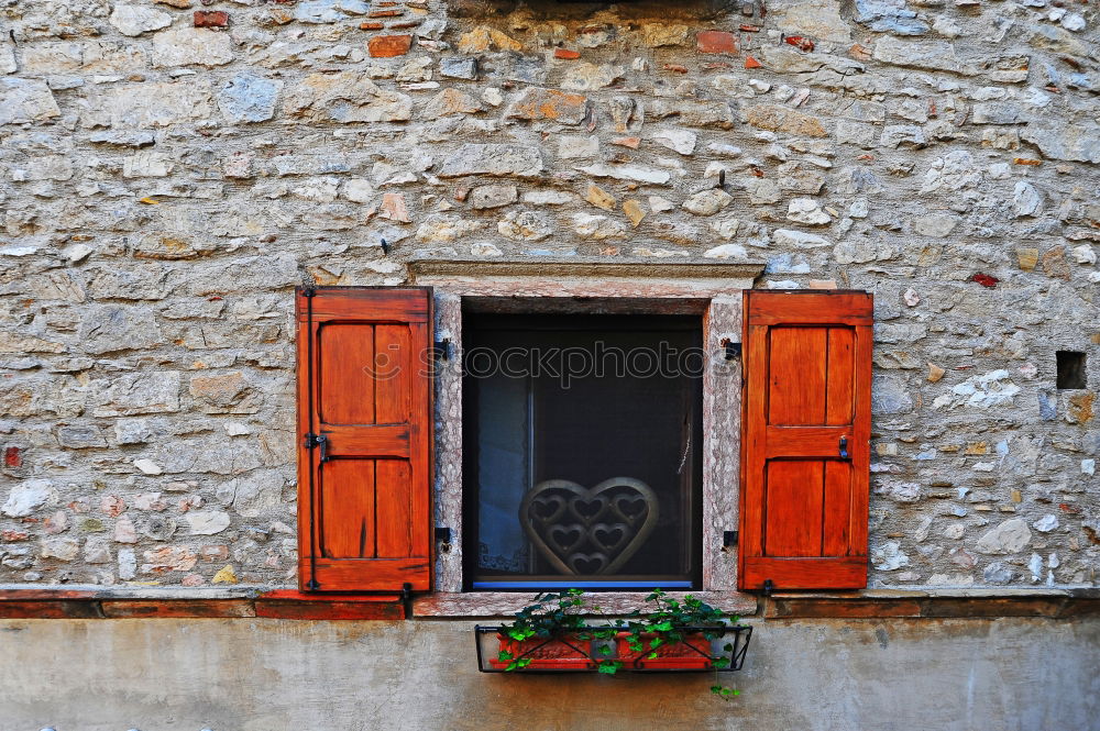 Similar – Image, Stock Photo One pipe, two windows, three boxes.