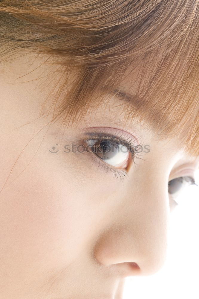 Similar – Image, Stock Photo Close up of a moody female portrait