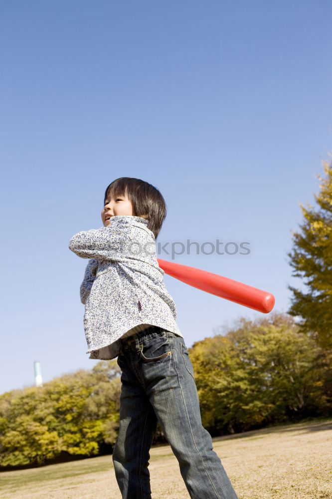 Similar – Child climbing on a playground