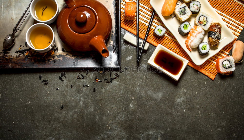 Similar – Image, Stock Photo Tiramisu cake on red wooden table