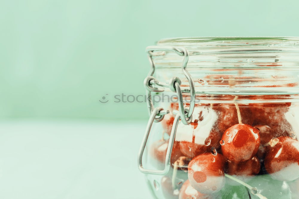 Similar – Image, Stock Photo Gingerbread cookies, candies, cakes in jars on wooden table