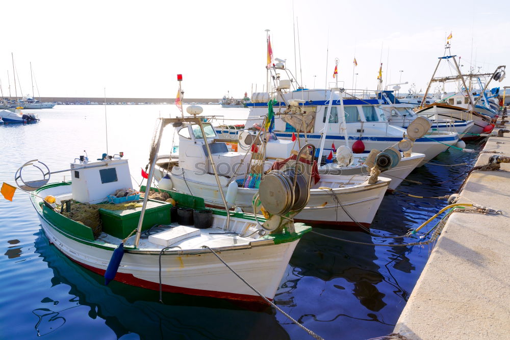 Similar – Image, Stock Photo fishing port Fisherman